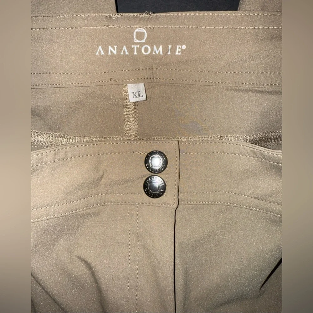 Anatomie The Kate Khaki Skinny Cargo Travel Slimming Stretch Chic Slim Pant XL - Picture 11 of 12